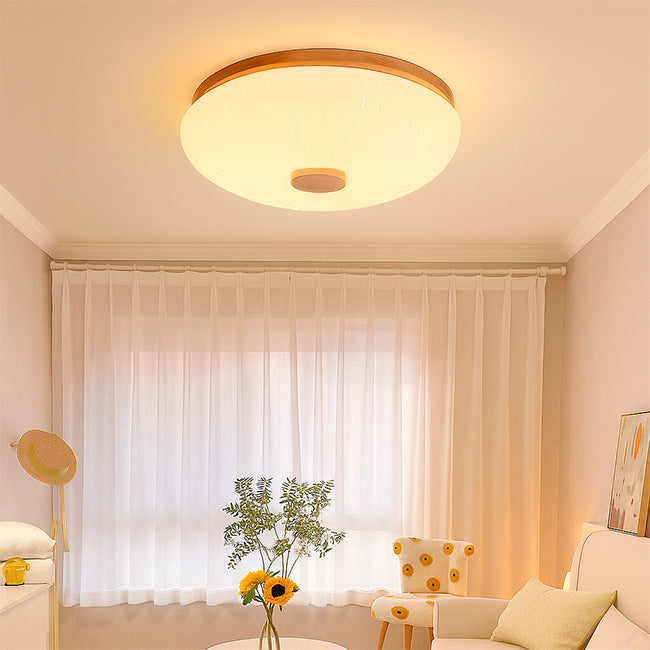 LÁMPARA DE TECHO NOVA WOOD LED 24W + CONTROL REMOTO