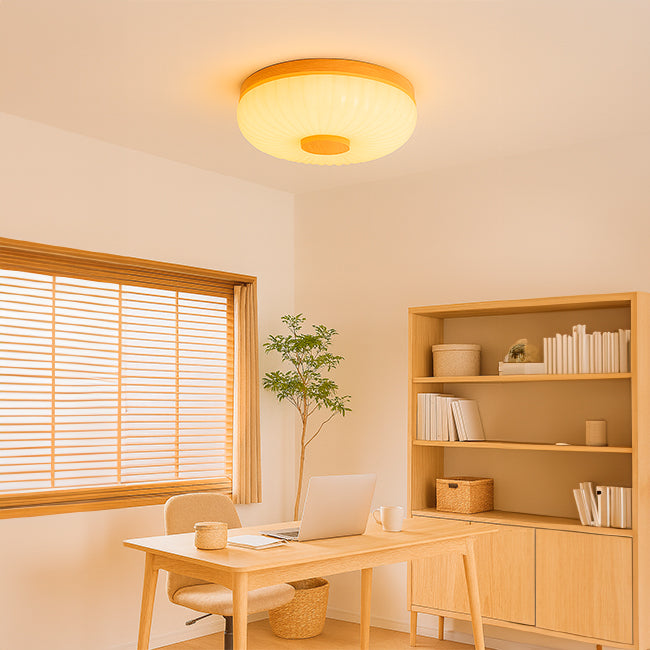 LÁMPARA DE TECHO NOVA WOOD LED 24W + CONTROL REMOTO