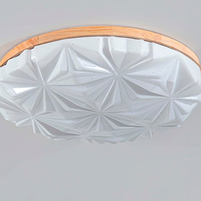 LÁMPARA DE TECHO MARICIELO WOOD LED 24W + CONTROL REMOTO