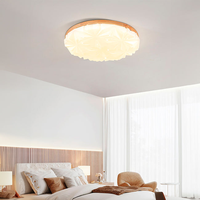 LÁMPARA DE TECHO MARICIELO WOOD LED 24W + CONTROL REMOTO