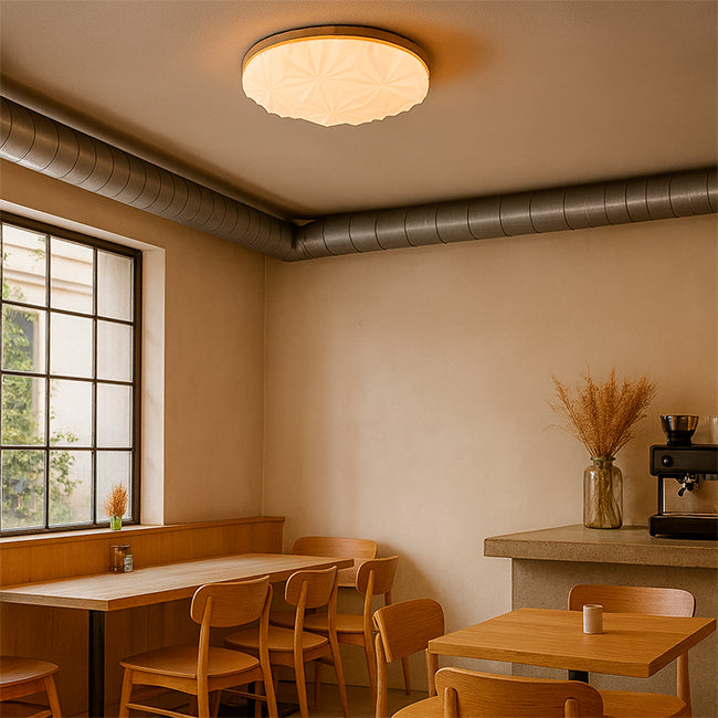 LÁMPARA DE TECHO MARICIELO WOOD LED 24W + CONTROL REMOTO