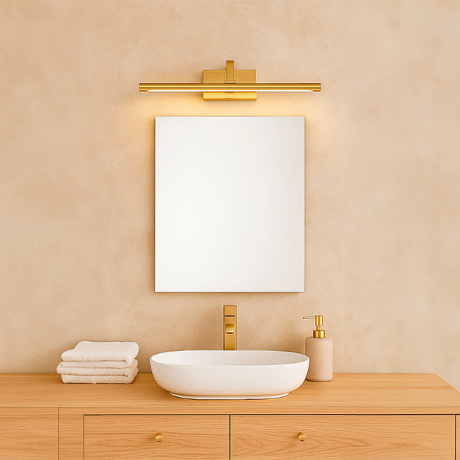 LÁMPARA DE ESPEJO DE PARED JOHANA OLD BRASS LED 12W TRICOLOR