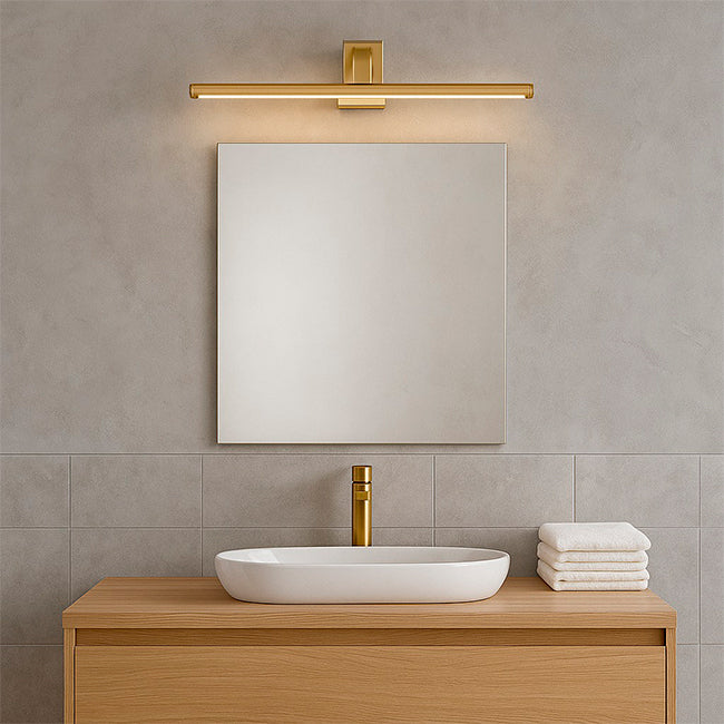 LÁMPARA DE ESPEJO DE PARED JOHANA OLD BRASS LED 12W TRICOLOR