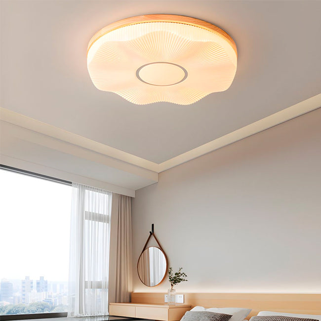 LÁMPARA DE TECHO VICTORIA WOOD LED 24W + CONTROL REMOTO