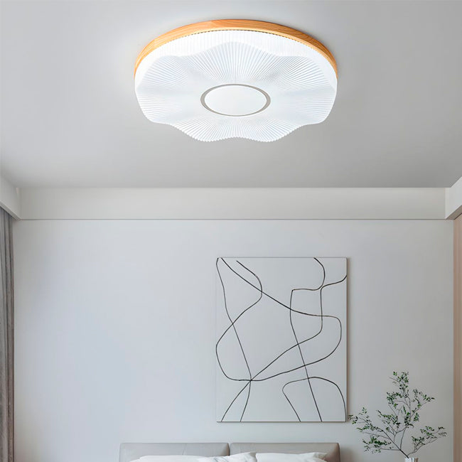 LÁMPARA DE TECHO VICTORIA WOOD LED 24W + CONTROL REMOTO