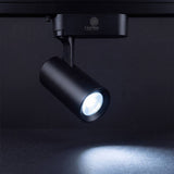 SPOT LED 220V PARA RIEL ROXY BLACK 12W DIRIGIBLE LUZ FRÍA 6000K - RIEL NO INCLUIDO