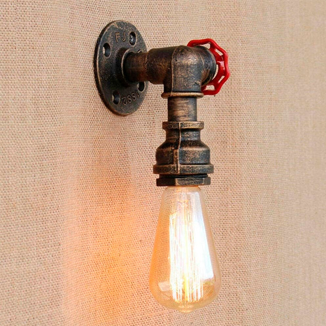 LÁMPARA DE PARED INTERIOR BRUNELLA VINTAGE BLACK LED