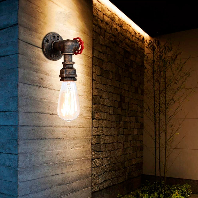 LÁMPARA DE PARED INTERIOR BRUNELLA VINTAGE BLACK LED