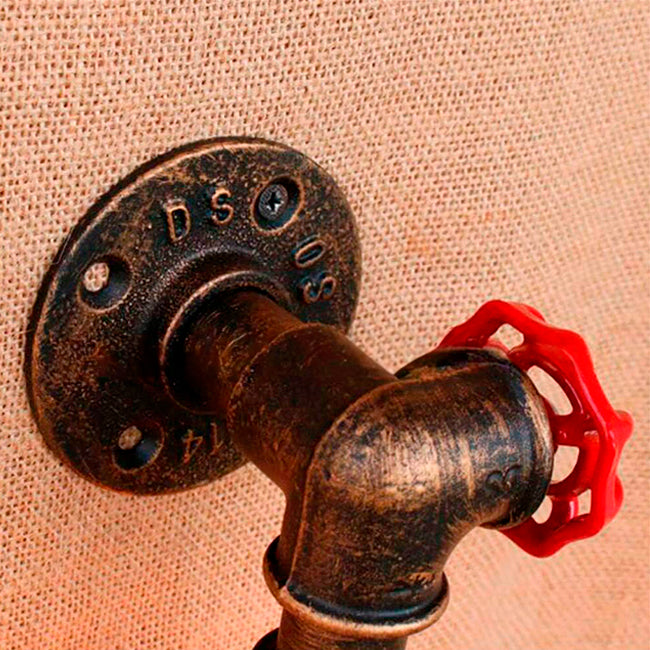 LÁMPARA DE PARED INTERIOR BRUNELLA VINTAGE BLACK LED