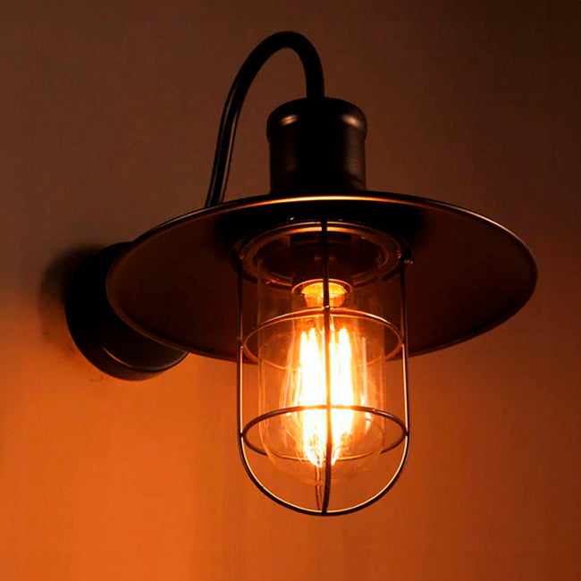 LÁMPARA DE PARED INTERIOR MILANO BLACK LED