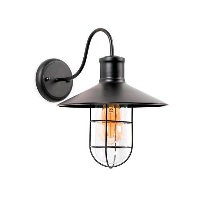 LÁMPARA DE PARED INTERIOR MILANO BLACK LED