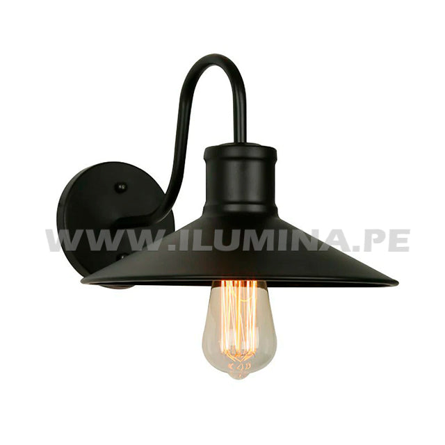 LÁMPARA DE PARED INTERIOR MILANO BLACK LED