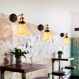 LÁMPARA DE PARED INTERIOR URIEL BLACK AND GOLD