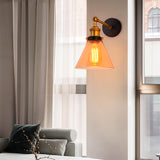 LÁMPARA DE PARED INTERIOR URIEL BLACK AND GOLD