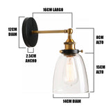 LÁMPARA DE PARED INTERIOR 1215 - SIN FOCO