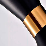 LÁMPARA DE PARED INTERIOR MURANO BLACK AND GOLD