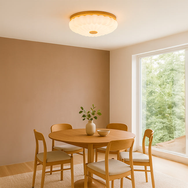 LÁMPARA DE TECHO GRETEL WOOD LED 24W + CONTROL REMOTO