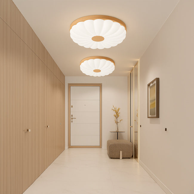 LÁMPARA DE TECHO GRETEL WOOD LED 24W + CONTROL REMOTO