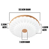 LÁMPARA DE TECHO GRETEL WOOD LED 24W + CONTROL REMOTO