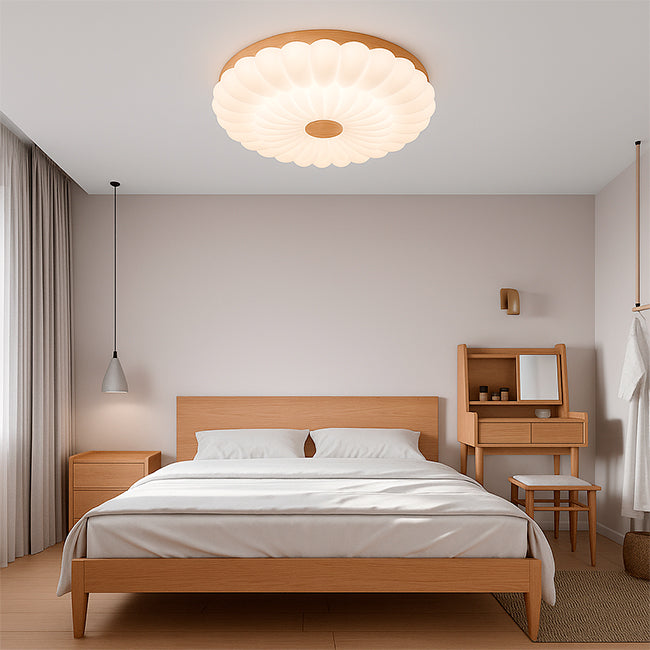 LÁMPARA DE TECHO GRETEL WOOD LED 24W + CONTROL REMOTO