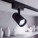 SPOT LED 220V PARA RIEL ROXY BLACK 12W DIRIGIBLE LUZ FRÍA 6000K - RIEL NO INCLUIDO