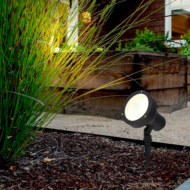 LUMINARIA ESTACA PARA JARDÍN VITTORIA LED 15W ORIENTABLE LUZ CÁLIDA