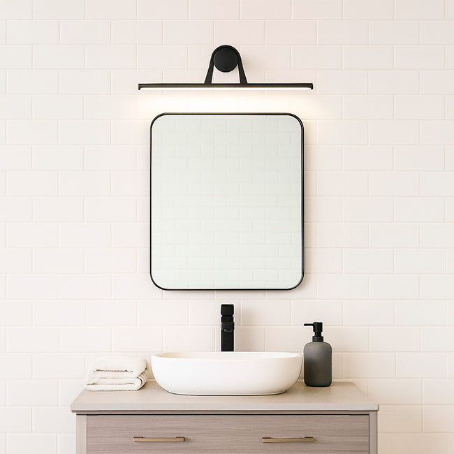 LÁMPARA DE ESPEJO DE PARED JACQUELINE BLACK LED 12W TRICOLOR