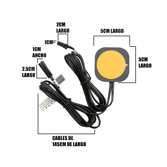INTERRUPTOR DE SENSOR TÁCTIL DIMEABLE INTELIGENTE A PROFUNIDAD