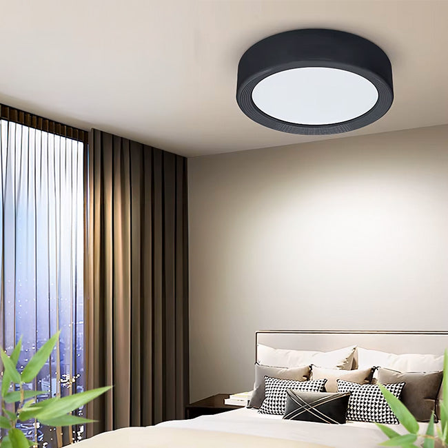 PANEL NEGRO LED CIRCULAR 24W ADOSABLE SIMPLE LUZ INTERMEDIA 4000K - ILUMINA