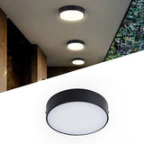 PANEL NEGRO LED CIRCULAR 36W ADOSABLE SURFACE LUZ BLANCA 6000K - ILUMINA