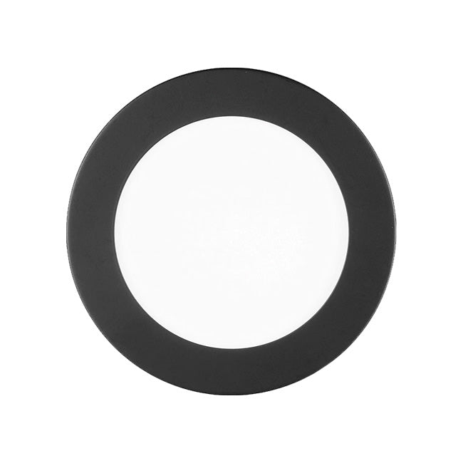 PANEL NEGRO LED CIRCULAR 18W ADOSABLE SIMPLE LUZ INTERMEDIA 4000K - ILUMINA