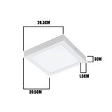 PANEL LED CUADRADO 18W ADOSABLE SIMPLE LUZ BLANCA 6500K