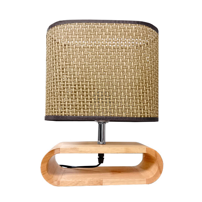 LÁMPARA DE MESA DE MADERA GEA - SIN FOCO