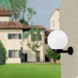 LÁMPARA DE EXTERIOR FAROLA LED + FOCO LED 12W  LUZ CÁLIDA