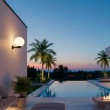 LÁMPARA DE EXTERIOR FAROLA LED + FOCO LED 12W  LUZ CÁLIDA