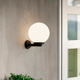 LÁMPARA DE EXTERIOR FAROLA LED + FOCO LED 12W  LUZ CÁLIDA