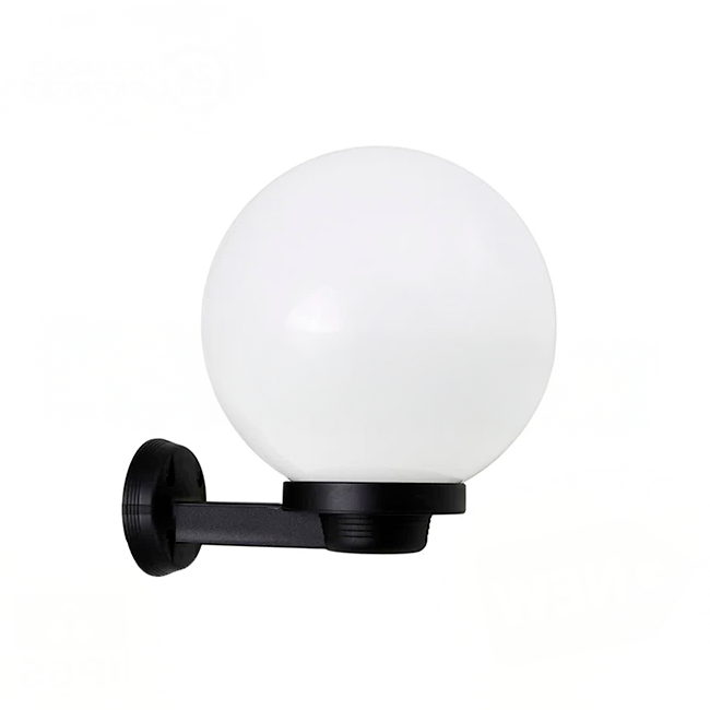 LÁMPARA DE EXTERIOR FAROLA LED + FOCO LED 12W  LUZ CÁLIDA