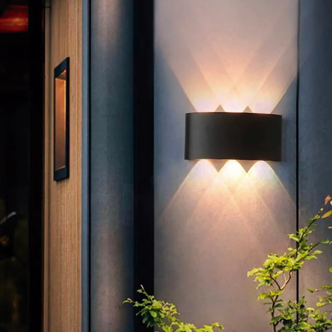 LÁMPARA DE EXTERIOR LED LUCERO BLACK 6W LUZ CÁLIDA – i-Lumina