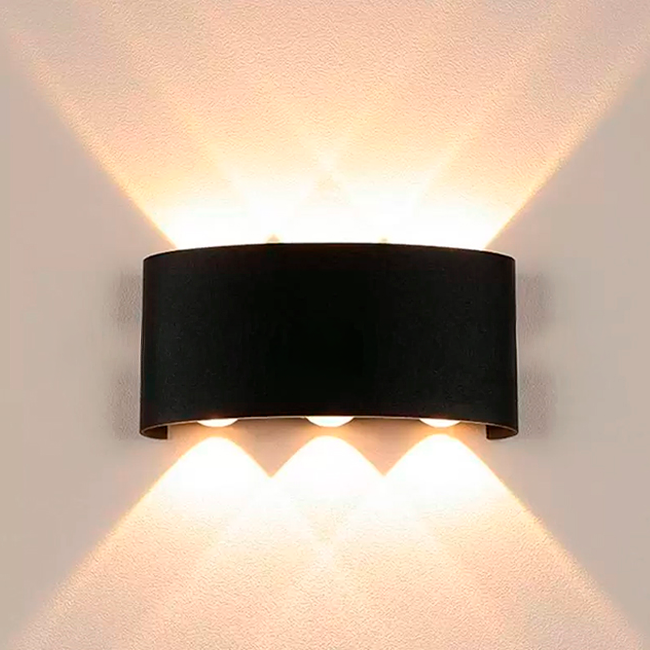 LÁMPARA DE EXTERIOR LED LUCERO BLACK 6W LUZ CÁLIDA – i-Lumina