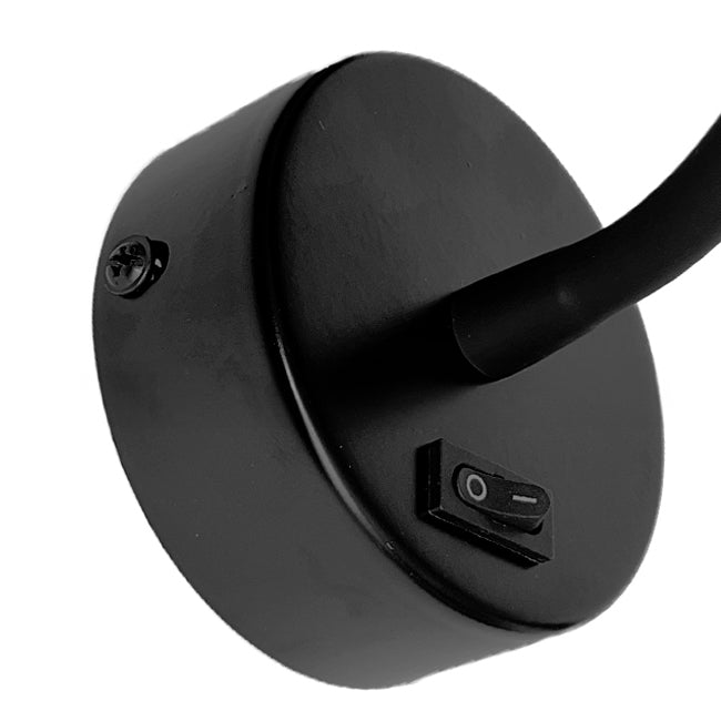 LÁMPARA DE PARED FLEXIBLE MARIA ISABEL BLACK LED