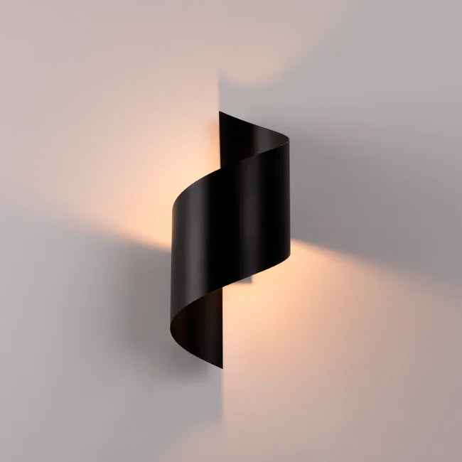 LÁMPARA DE EXTERIOR IVANNA BLACK LED LUZ CÁLIDA