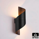 LÁMPARA DE EXTERIOR IVANNA BLACK LED LUZ CÁLIDA