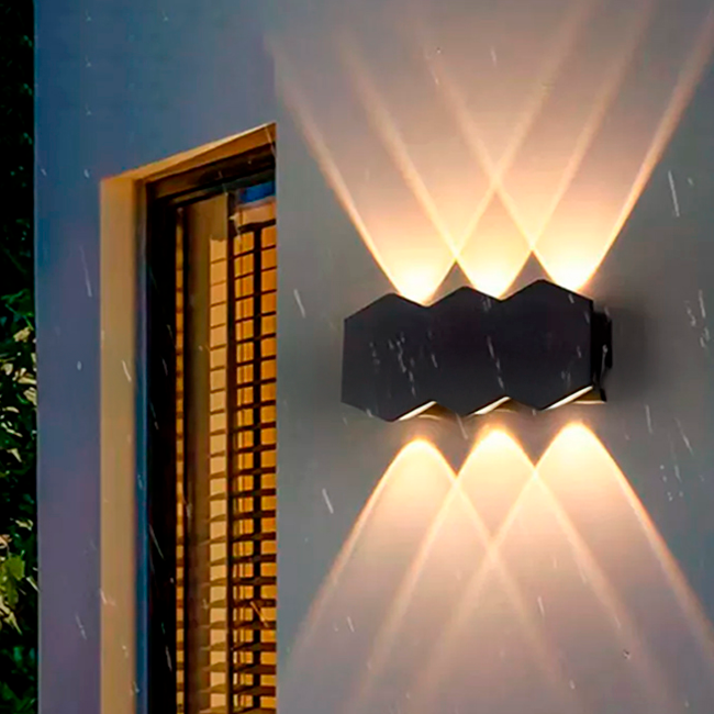 LÁMPARA DE EXTERIOR ALMA LED BLACK 6W LUZ CÁLIDA