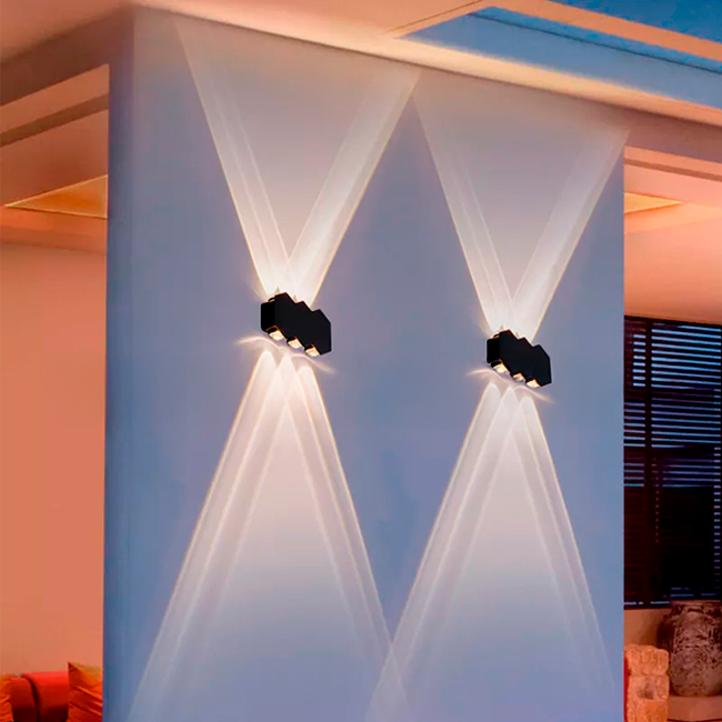 LÁMPARA DE EXTERIOR ALMA LED BLACK 6W LUZ CÁLIDA