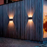 LÁMPARA DE EXTERIOR ALMA LED BLACK 6W LUZ CÁLIDA