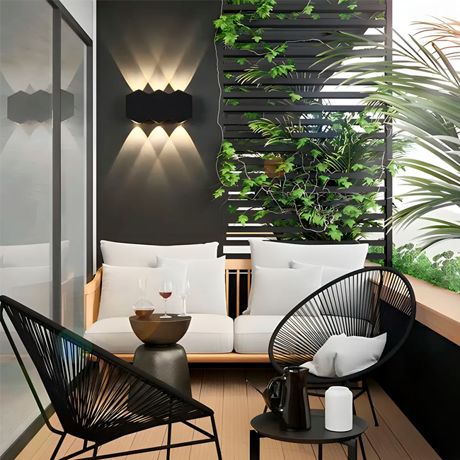 LÁMPARA DE EXTERIOR ALMA LED BLACK 6W LUZ CÁLIDA