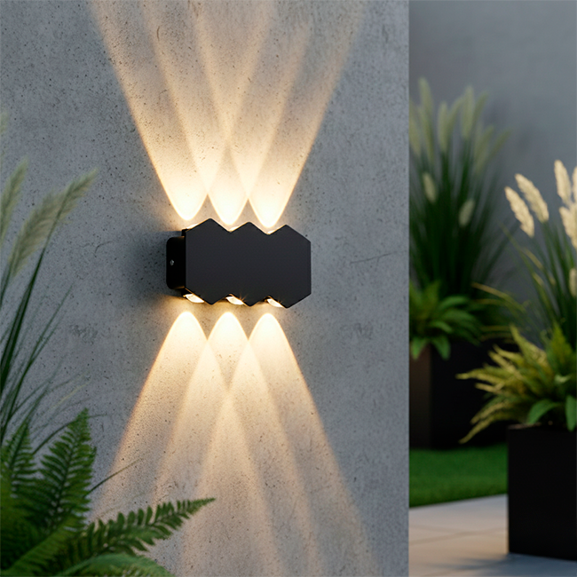 LÁMPARA DE EXTERIOR ALMA LED BLACK 6W LUZ CÁLIDA