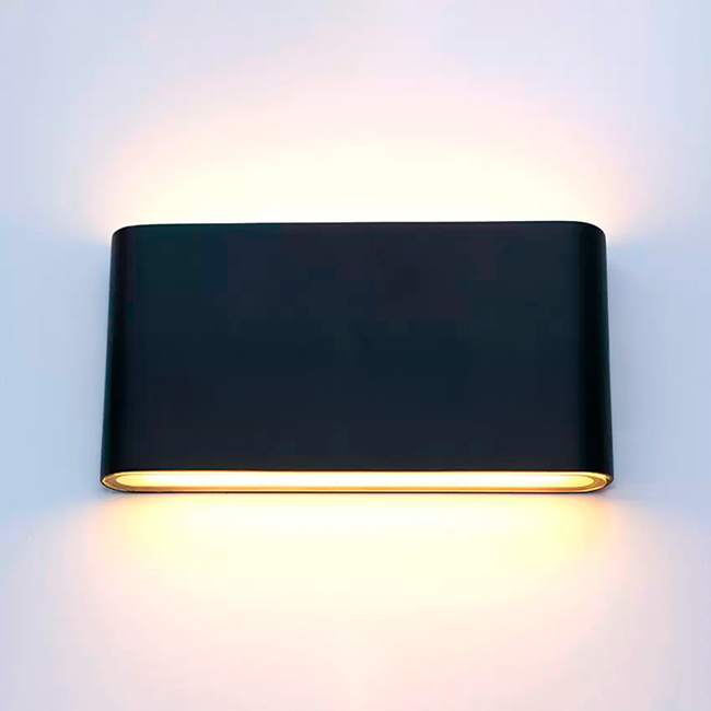 LÁMPARA DE EXTERIOR LED DANAE BLACK 12W LUZ CÁLIDA