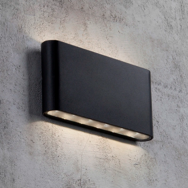 LÁMPARA DE EXTERIOR LED DANAE BLACK 12W LUZ CÁLIDA