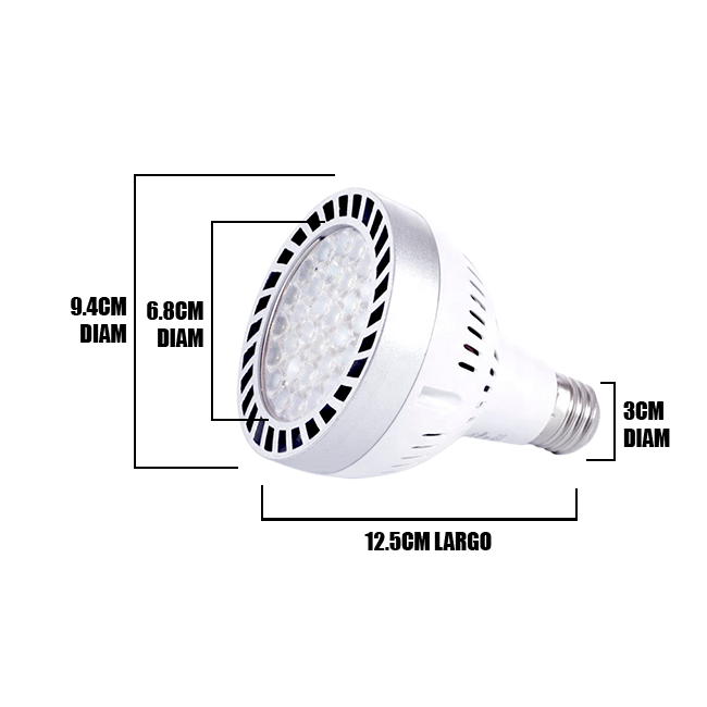 FOCO PAR30 20W LUZ INTERMEDIA ADS